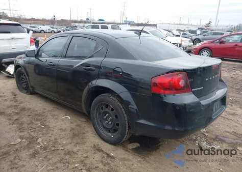 2013 Dodge Avenger Se from USA, damaged, VIN 1C3CDZAB3DN618013